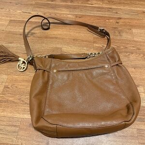 MICHAEL KORS | brown leather bag